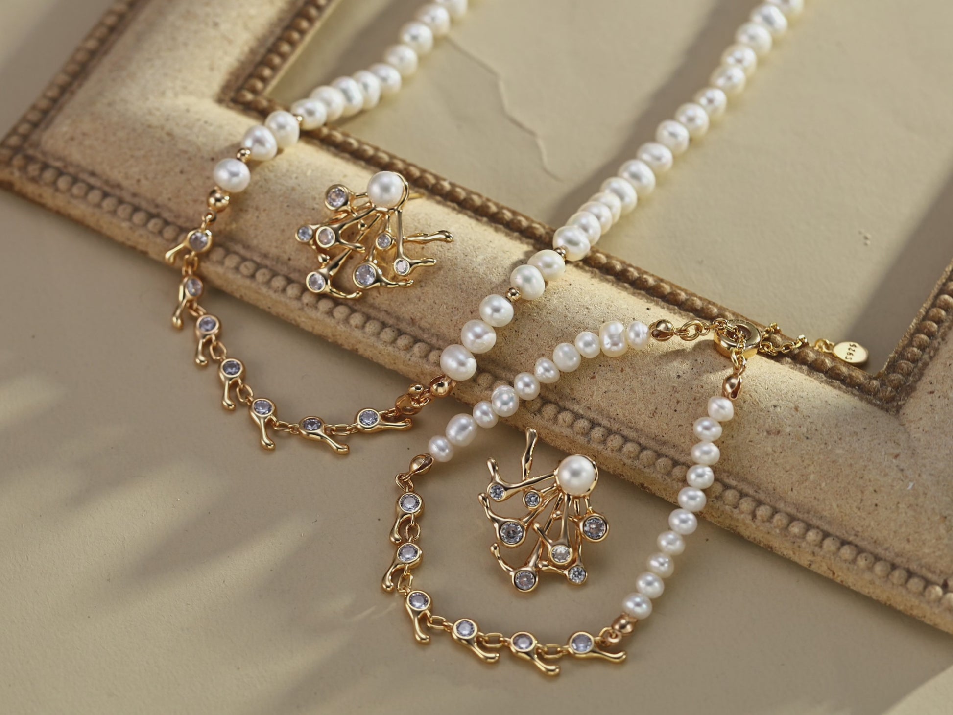 Classic Pearl Chain Necklace