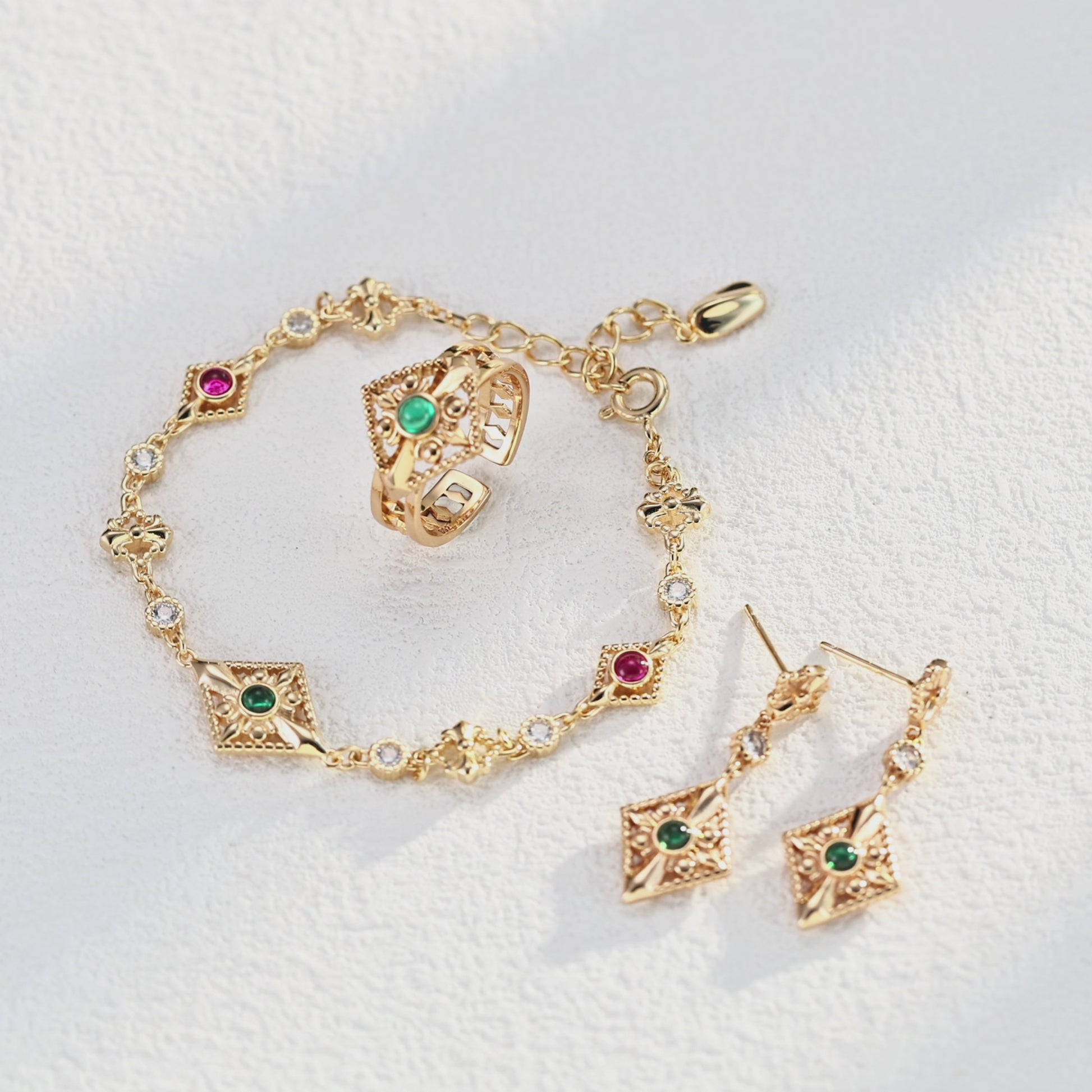 Zircon Silver Bracelet