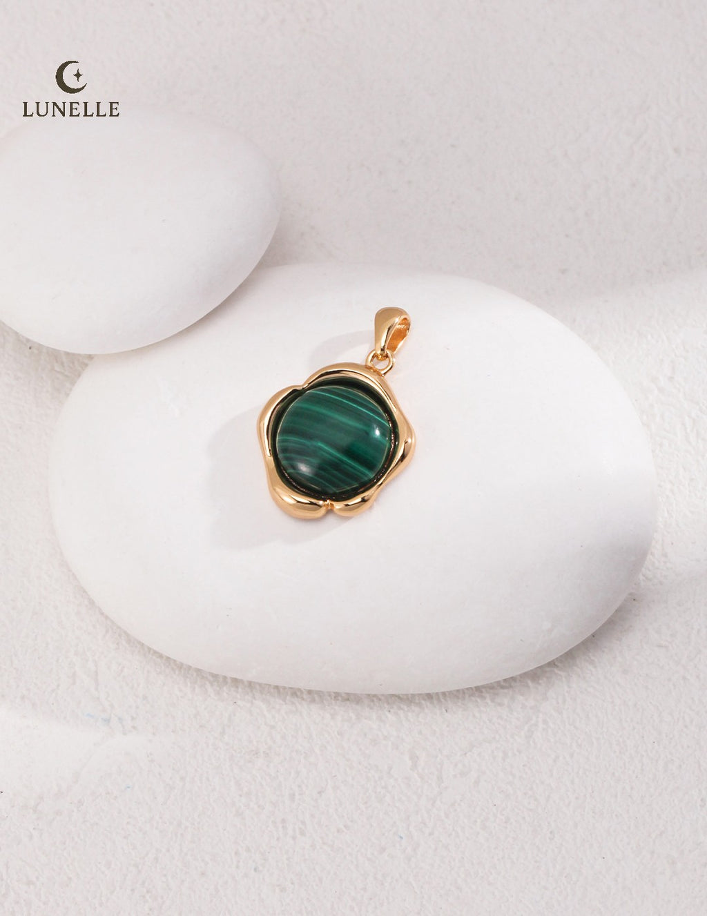 Malachite Wax Seal Pendant