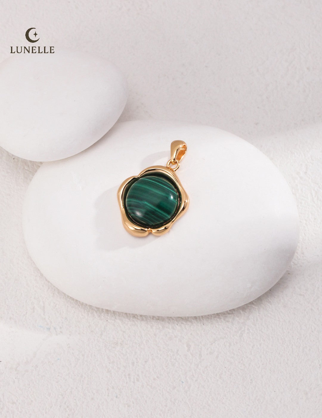 Malachite Wax Seal Pendant