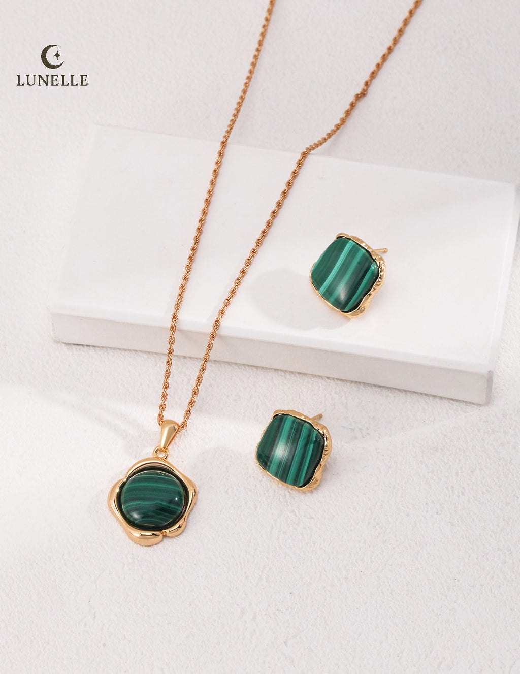 Malachite Wax Seal Pendant