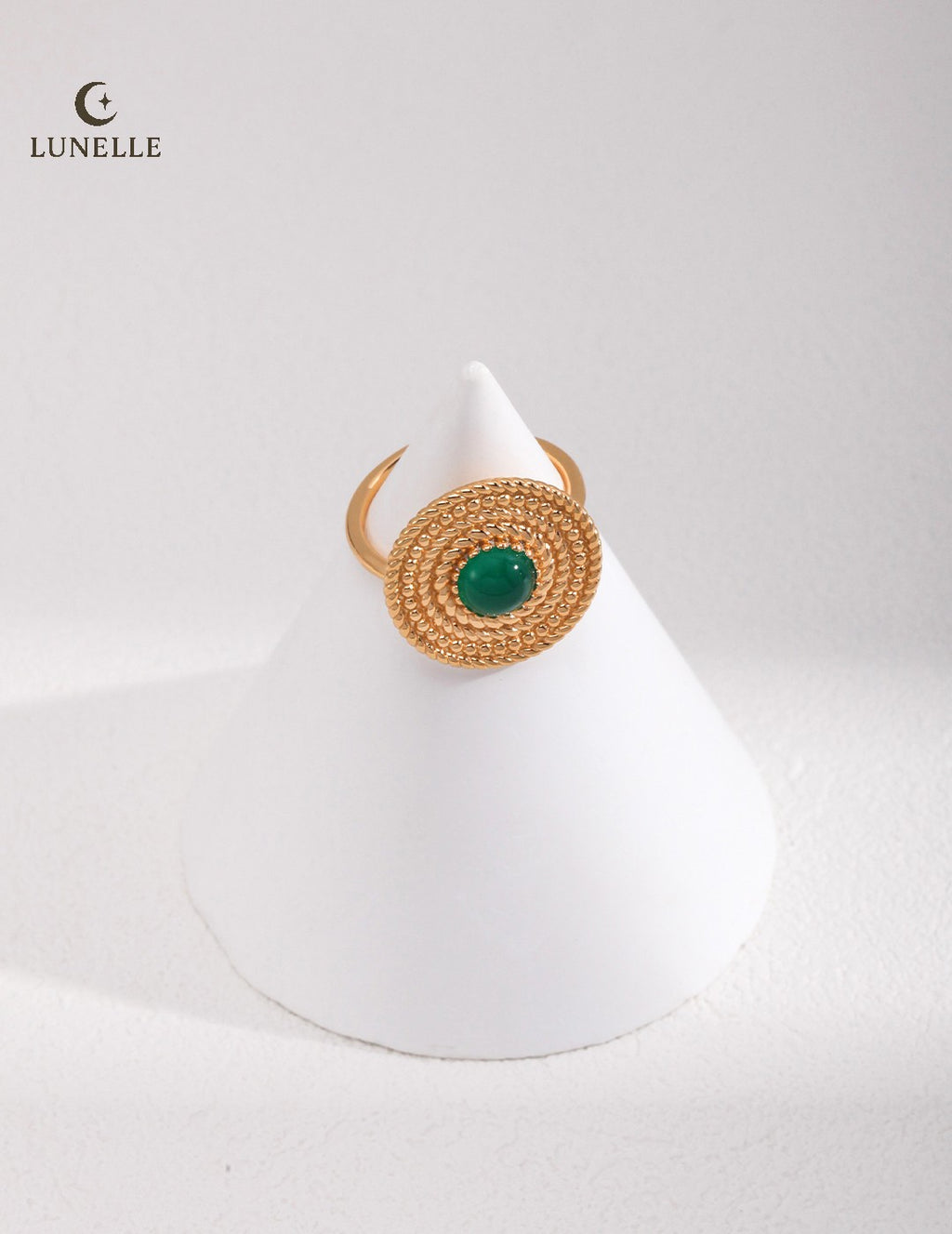Chalcedony Silver Ring
