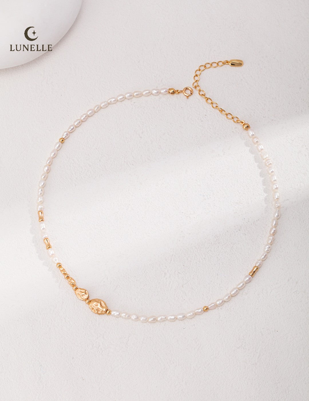 Natural Pearl Silver Necklace