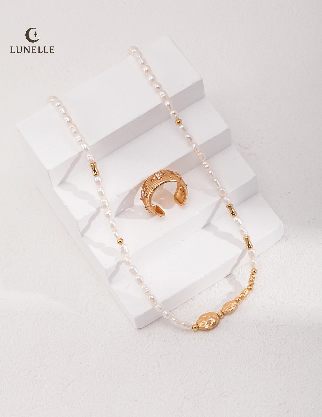 Natural Pearl Silver Necklace