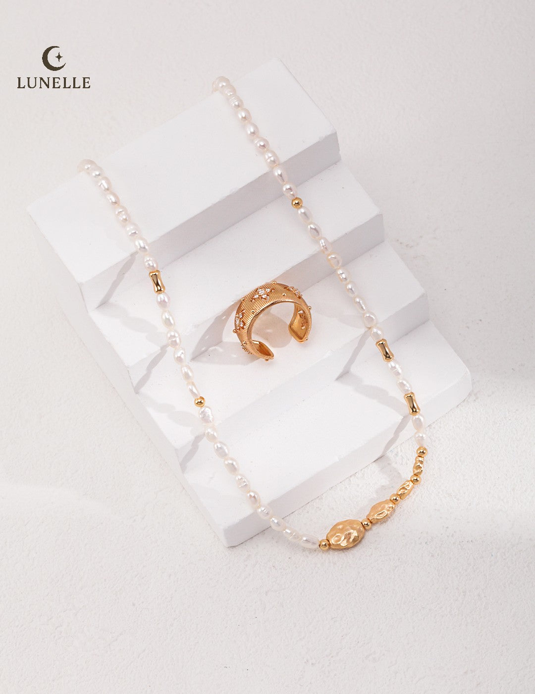 Natural Pearl Silver Necklace