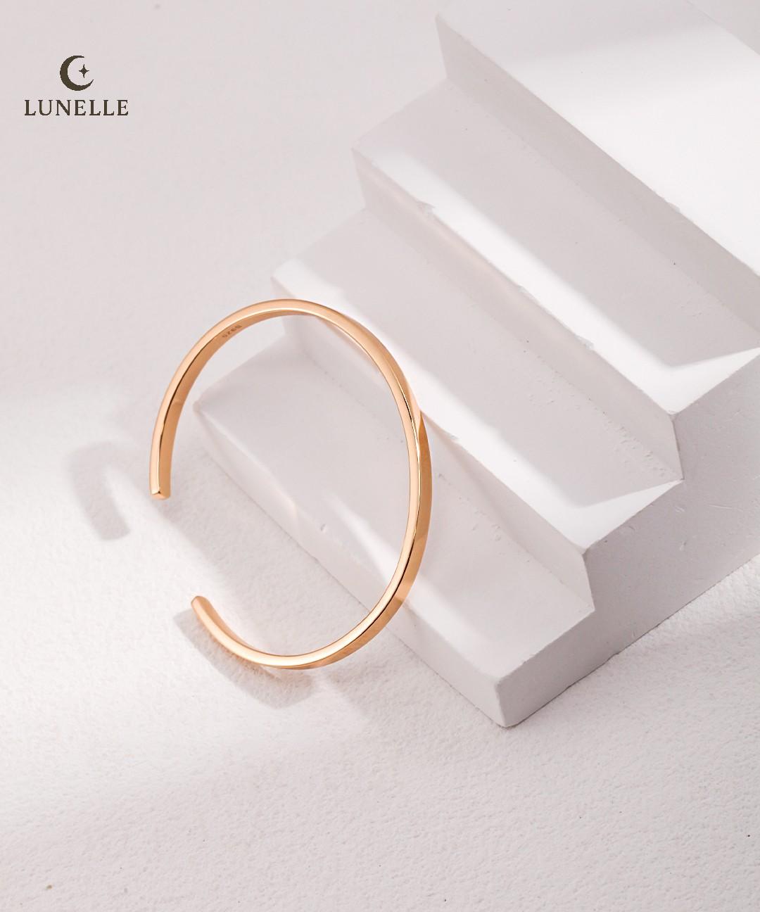 Minimalist Sterling Silver Bangle Bracelet