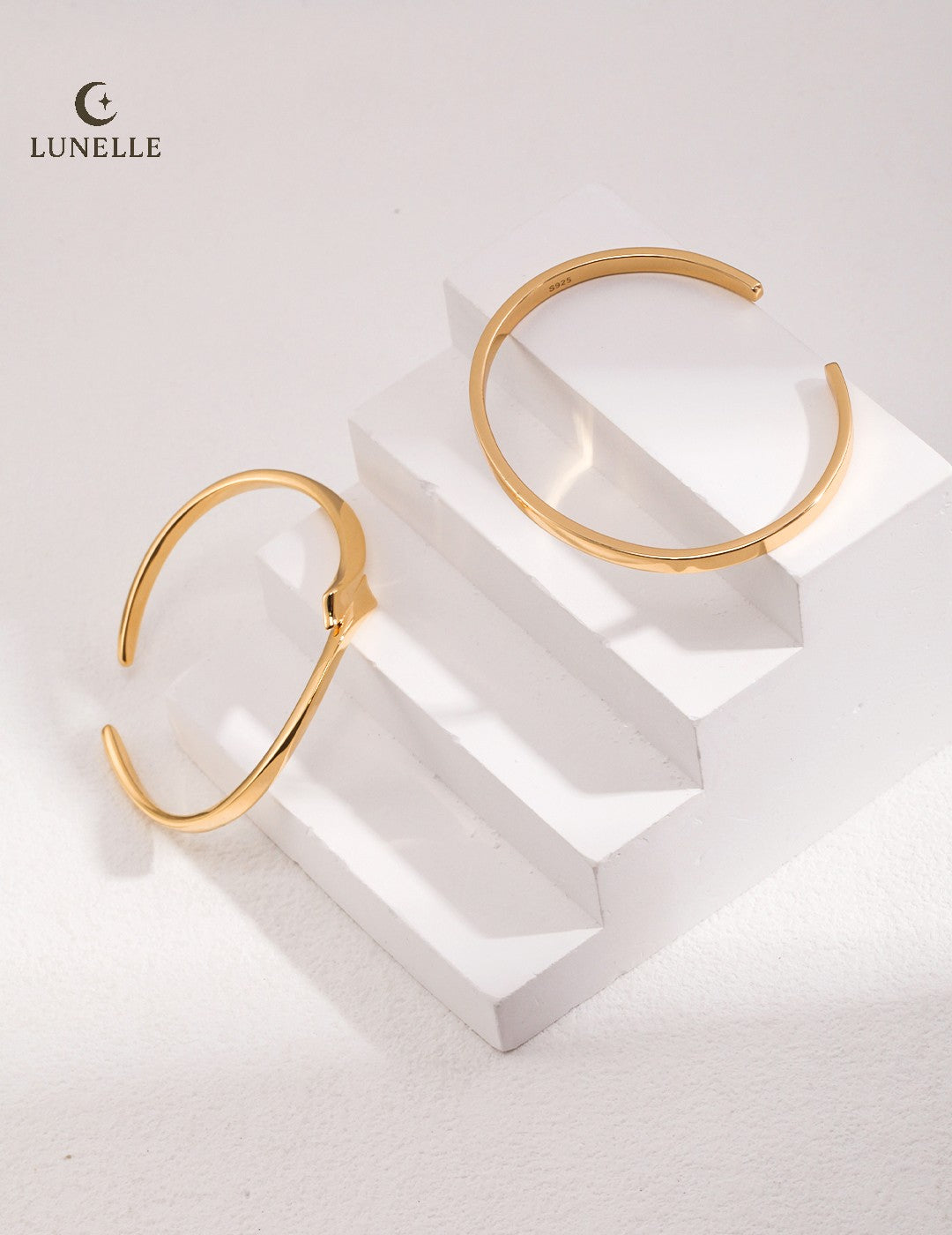 Minimalist Sterling Silver Bangle Bracelet