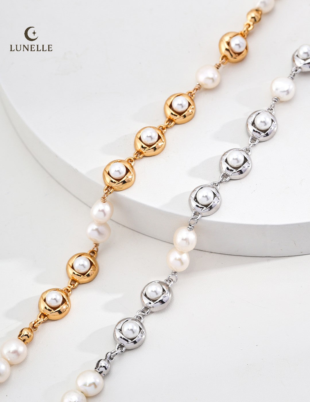 Pearl Whisper Adjustable Bracelet in Sterling Silver
