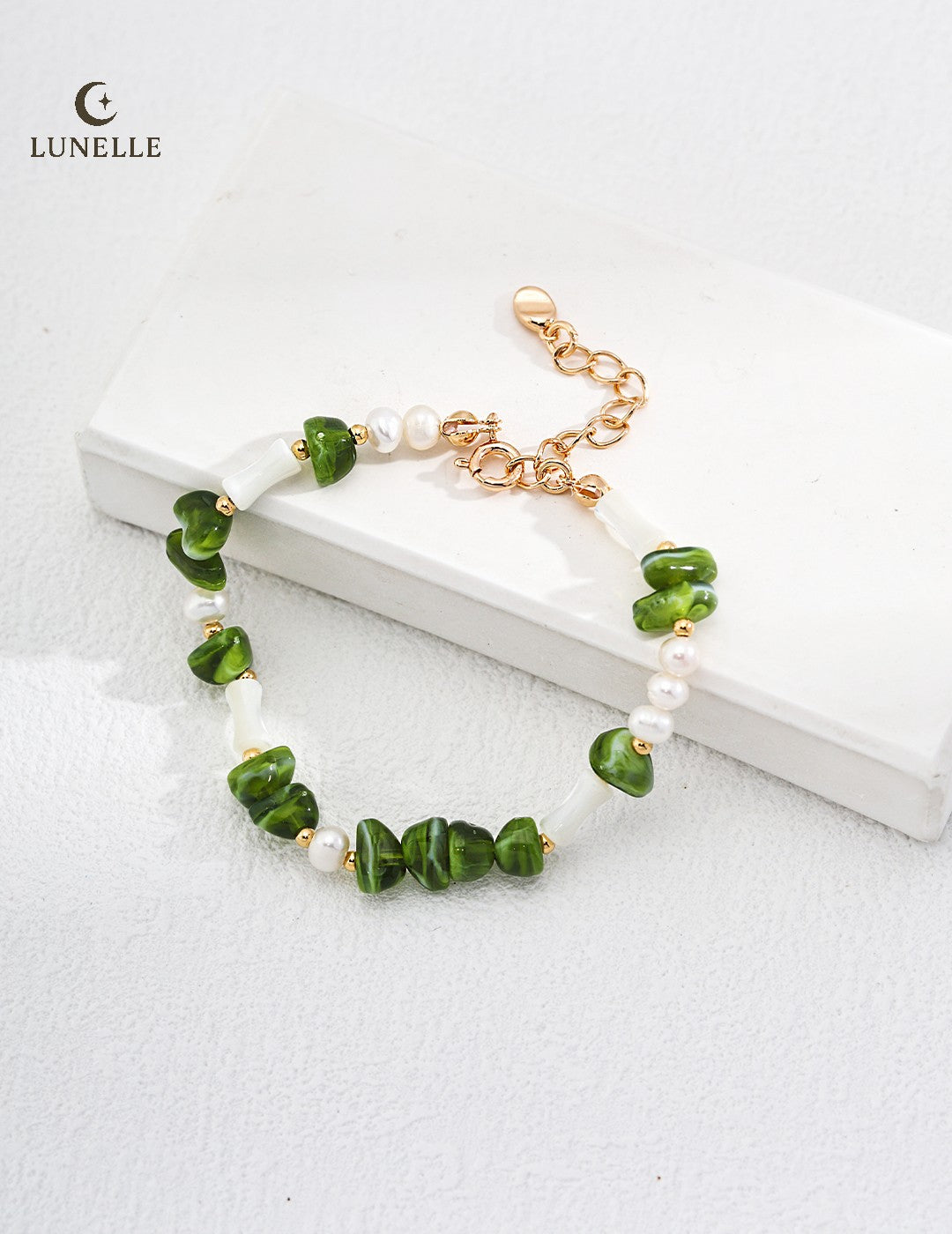 Gilded Shell S925 Silver Bracelet