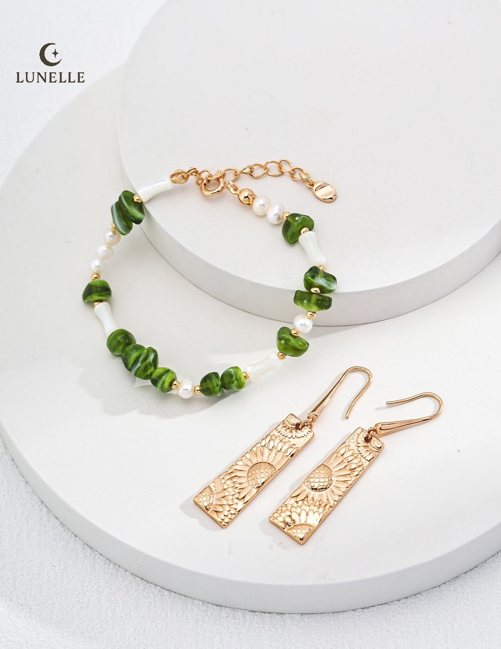 Gilded Shell S925 Silver Bracelet