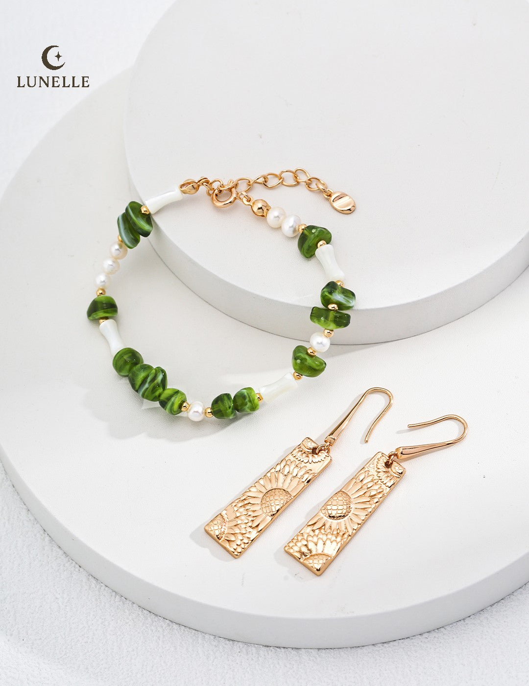 Gilded Shell S925 Silver Bracelet