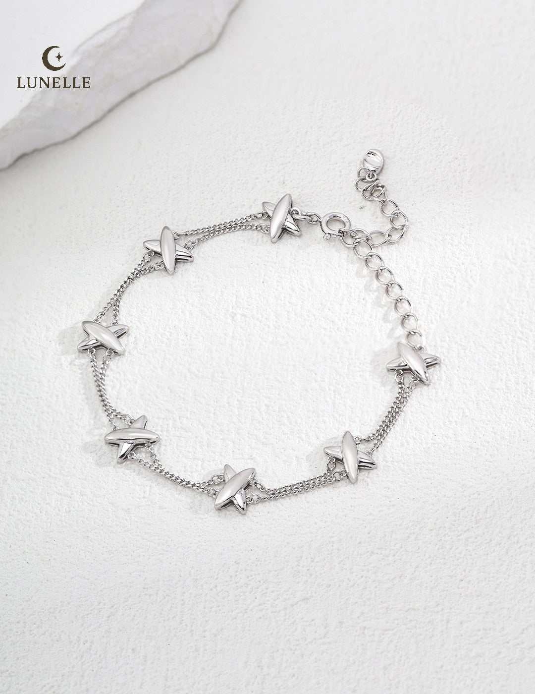 Starlink Silver Chain Bracelet