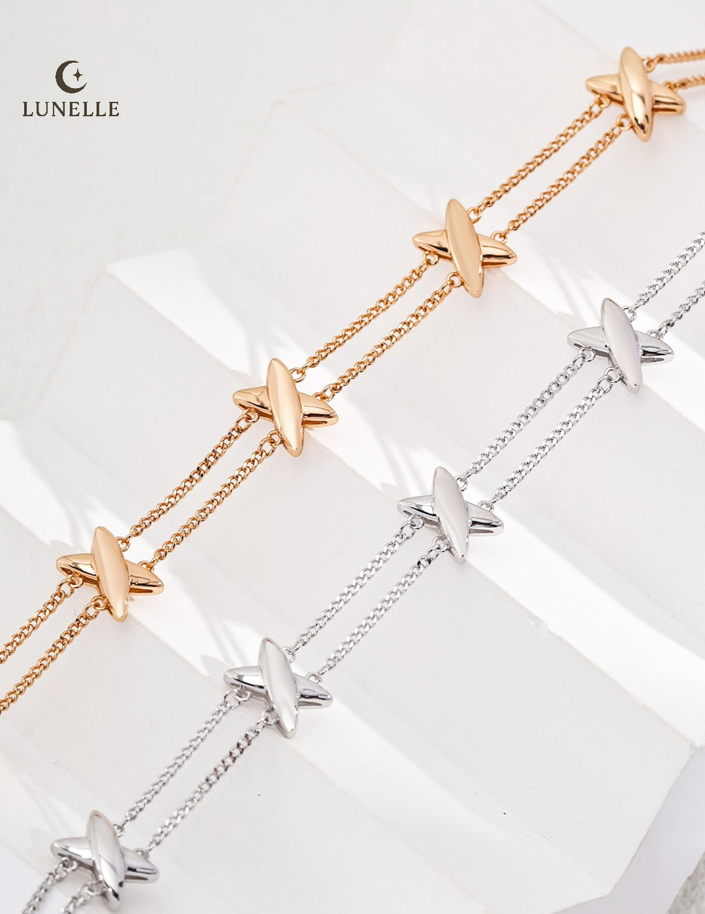 Starlink Silver Chain Bracelet