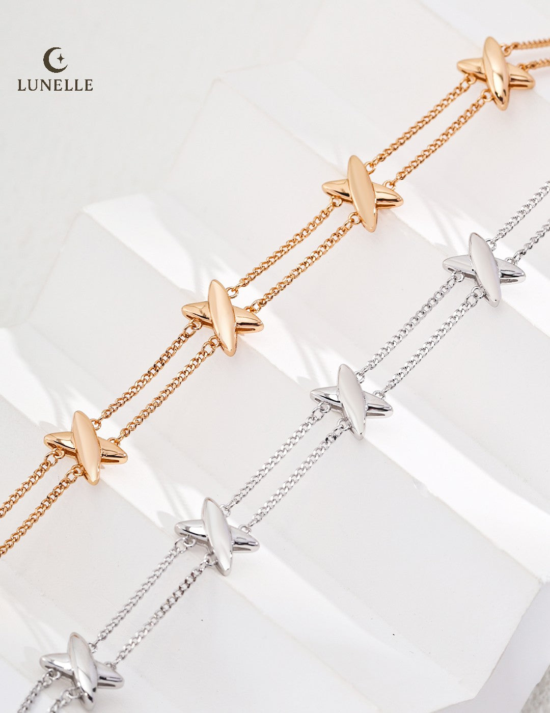Starlink Silver Chain Bracelet