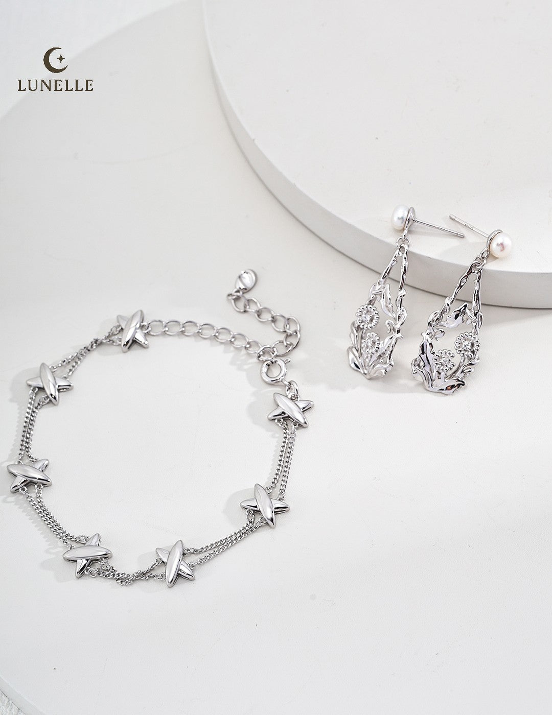 Starlink Silver Chain Bracelet